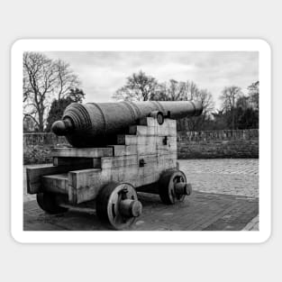 Medieval canon on the city wall of the Dutch city of Maastricht Sticker